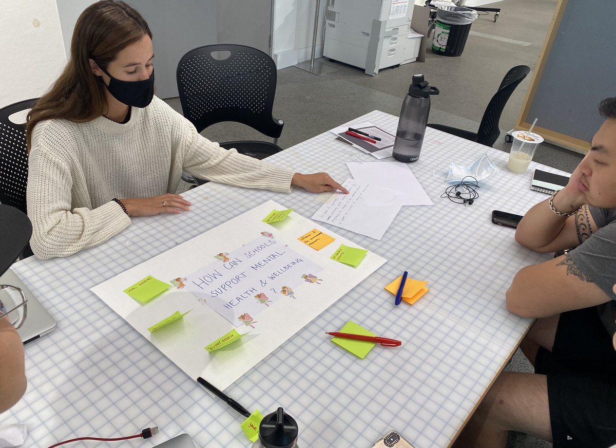 FionaY27's tweet image. How can the design of schools support mental health &amp;amp; well-being? #curiousquestions at #UTS #DAB architectural masters studio #Afterschool with @NataliaK_au