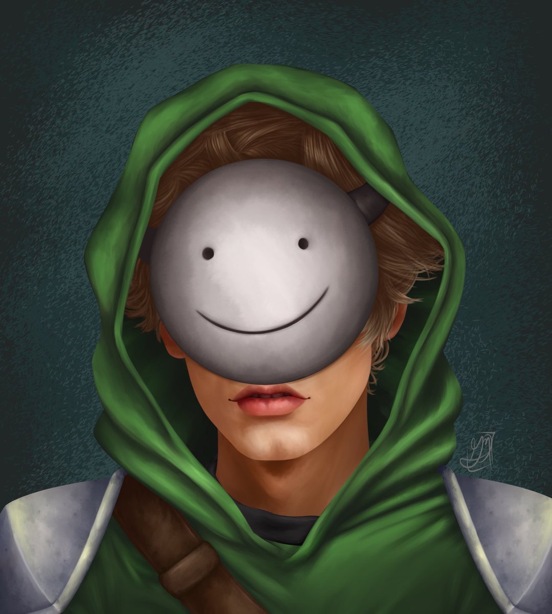 photo Dreamwastaken Fanart Dream Minecraft Art dream fanart art drawing minecraft