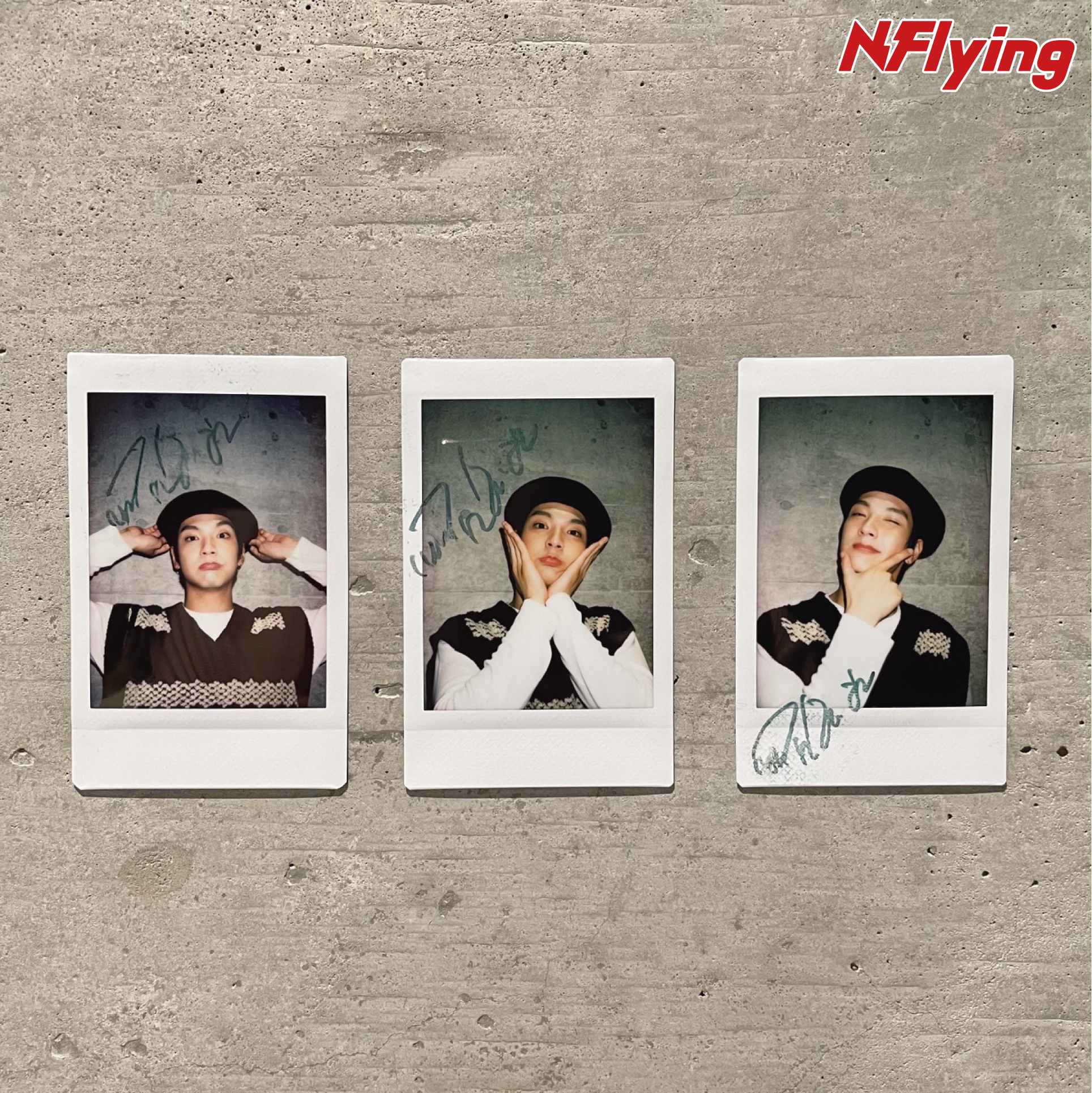 サイト当選品　N.Flying エヌフラ　キムジェヒョン　直筆サインフィルム