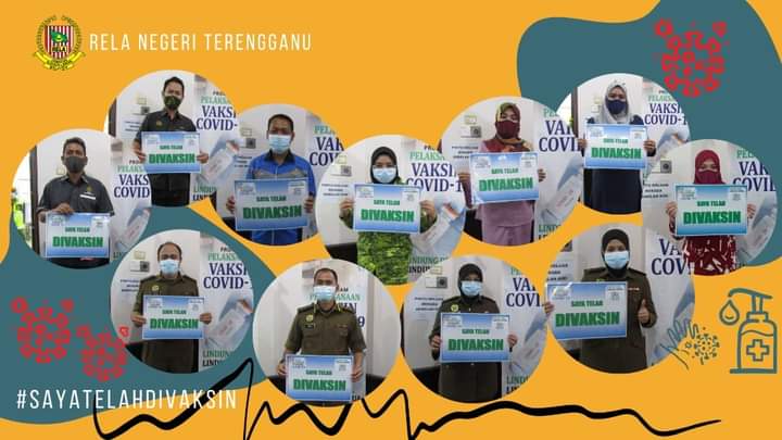 9 Mac 2021 || Selasa 
PPjKR <a href="/MiroIkwe/">AmirulIkhwan</a>, Pemangku Pengarah RELA Negeri Terengganu  menerima suntikan vaksin Covid-19 bersama Pegawai dan kakitangan 
<a href="/relamalaysia/">relamalaysia</a>
<a href="/RazibSRBrians/">R-jib</a>
#sayatelahdivaksin 
#KitaMestiMenang 
#kitajagakita
#setiaberbakti