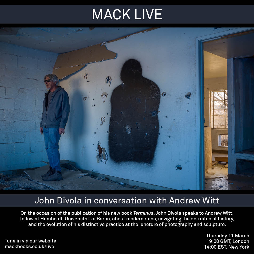 MACK_books's tweet photo. John Divola speaks to Andrew Witt about modern ruins, Agnès Varda, Kazimir Malevich, and the evolution of his distinctive practice between photography and sculpture.

Thursday 11 March
19:00 GMT, London
14:00 EST, New York

Receive a reminder: https://t.co/spiigNe6io https://t.co/unuNsnrO2p