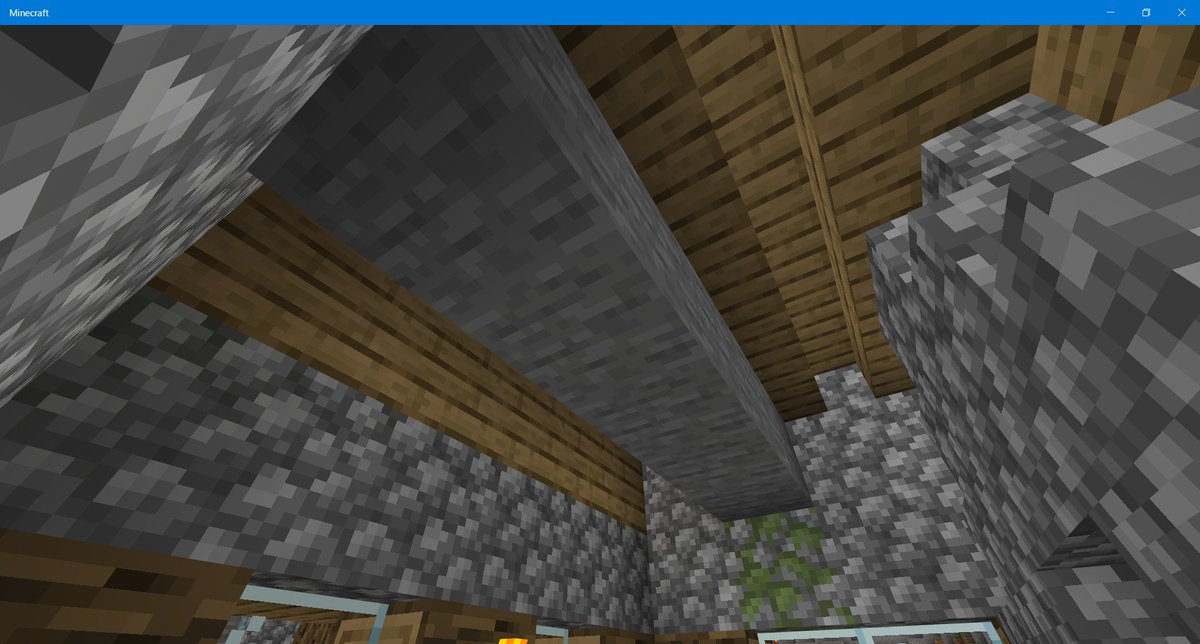 とくべえ Tokubei マイクラ Minecraft 村人の家の中に謎の石ブロックが 上にはレール