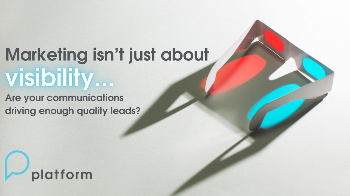 Platform_Comms's tweet photo. At Platform, we believe that #communications should drive real business outcomes. How can you ensure your approach to #marketing and #sales is working? Download our free lead-generation guide to find out more: https://t.co/Z7lSzndThq https://t.co/bpcTNPcY9f