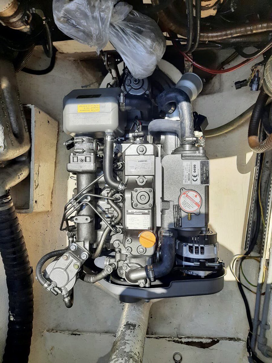 MTCCkashavaru's tweet photo. Delivered a new Yanmar 3JH5CE (40HP) engine to a visiting international catamaran, to replace the old 3JH5E installed on the sail boat ‘Lagoon 470’. This marine propulsion is specifically designed for sailing and small craft applications.

#mtcckashavaru #mtccplc #yanmarasia https://t.co/ncq3WLdJJl