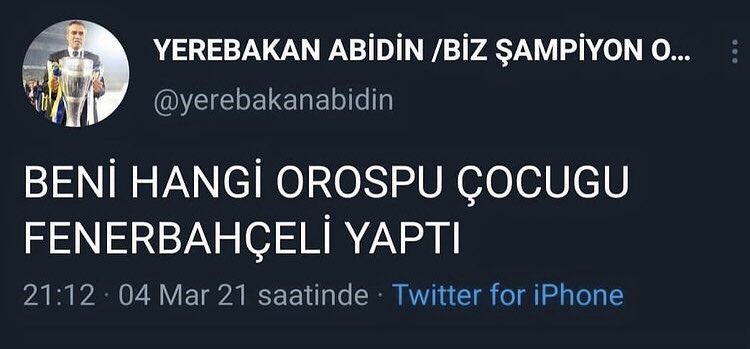 ➖Fenerliler yine şampiyonluk kutluyor
➖Şu futbolu oynayalım açık ara şampiyonuz diyorlar
➖Sistemleri oturmuş
➖Erol Bulut’a çok güveniyorlarmış
➖Osayi ve Pelkas’ı nasıl durduracakmışız

Sonra ne mi? Oluyor:)))
⬇️     ⬇️     ⬇️
