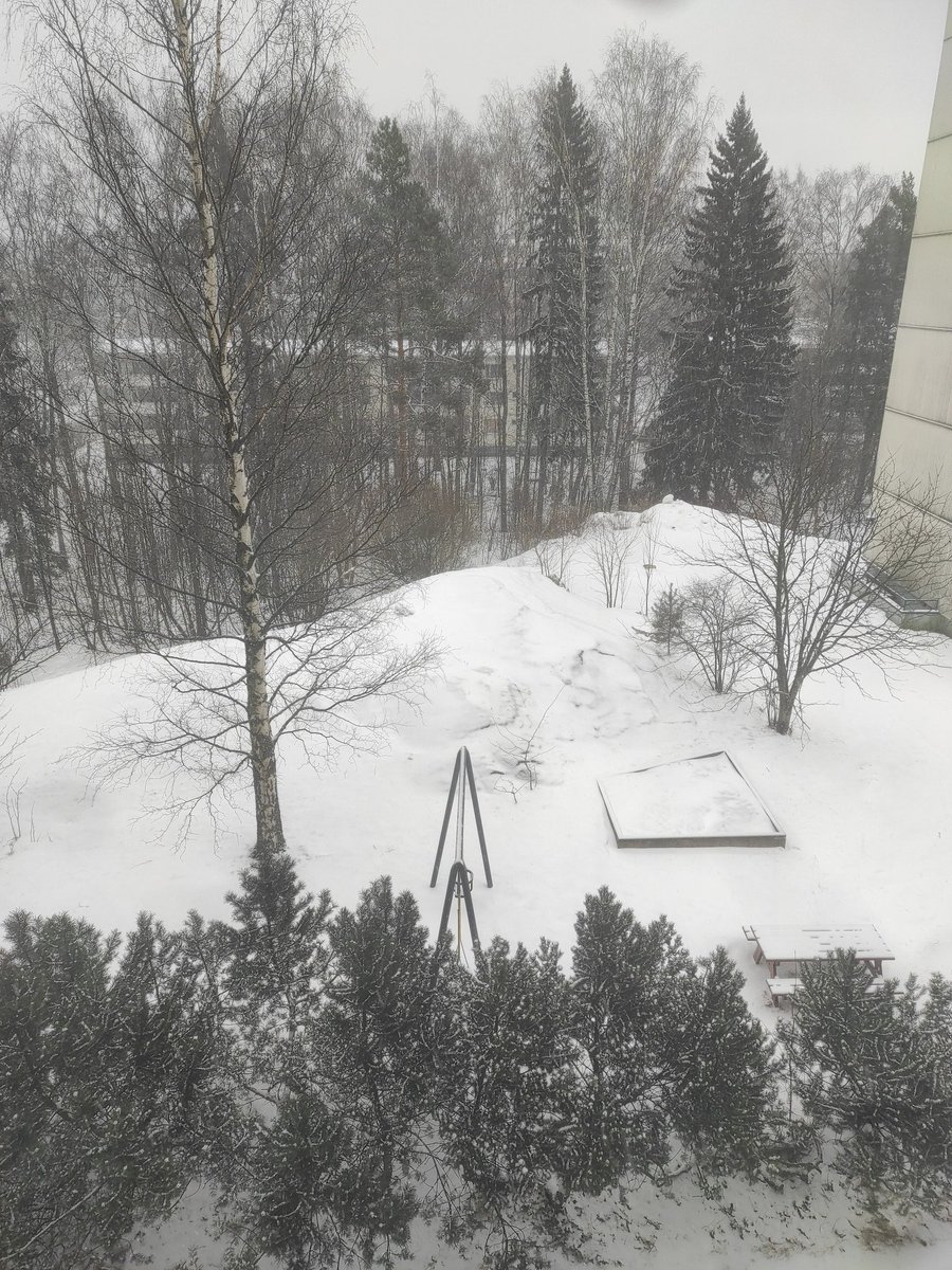 Entretanto, la nieve sigue llegando..
Tres meses ya de paisajes blancos.