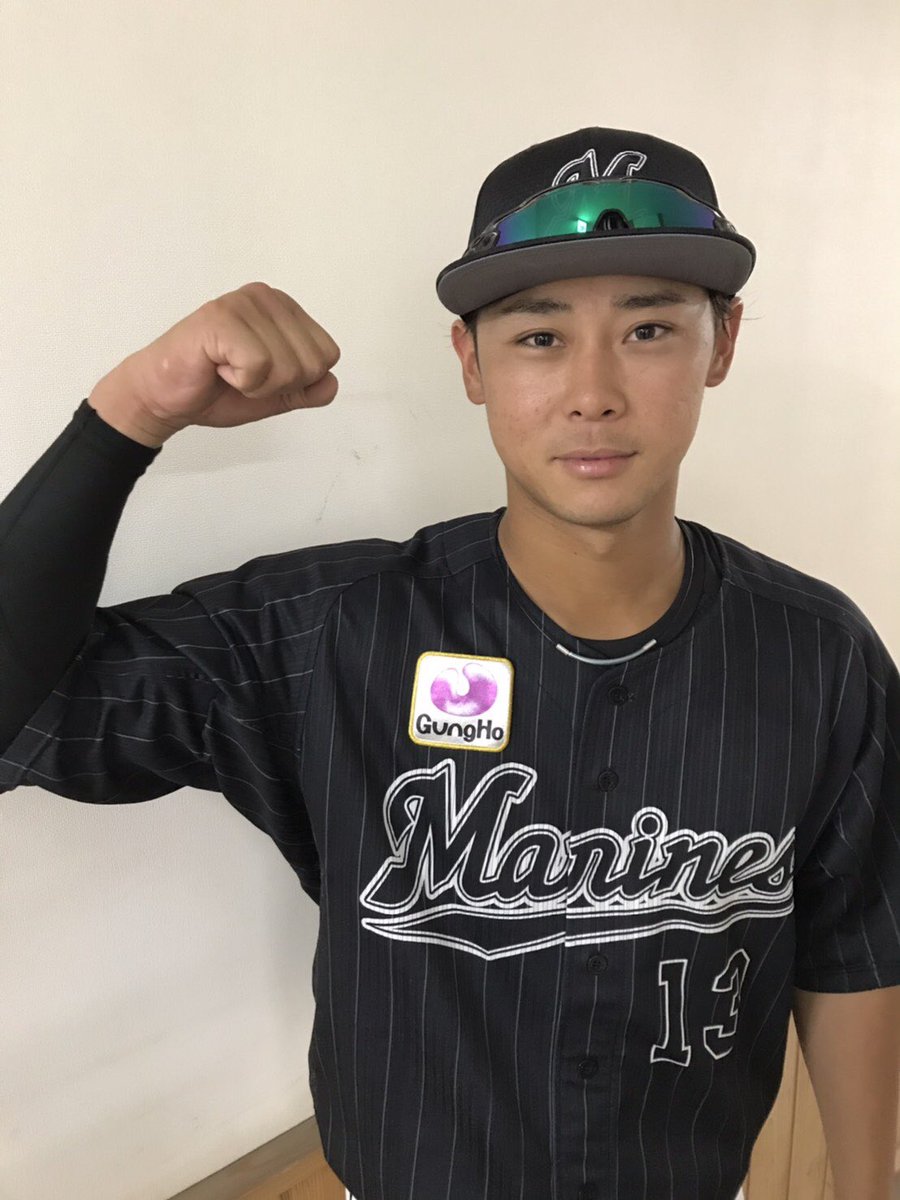 千葉ロッテマリーンズ 本日ホームランを打った 平沢大河 選手 開幕に向けてアピールが続きます Chibalotte 広報