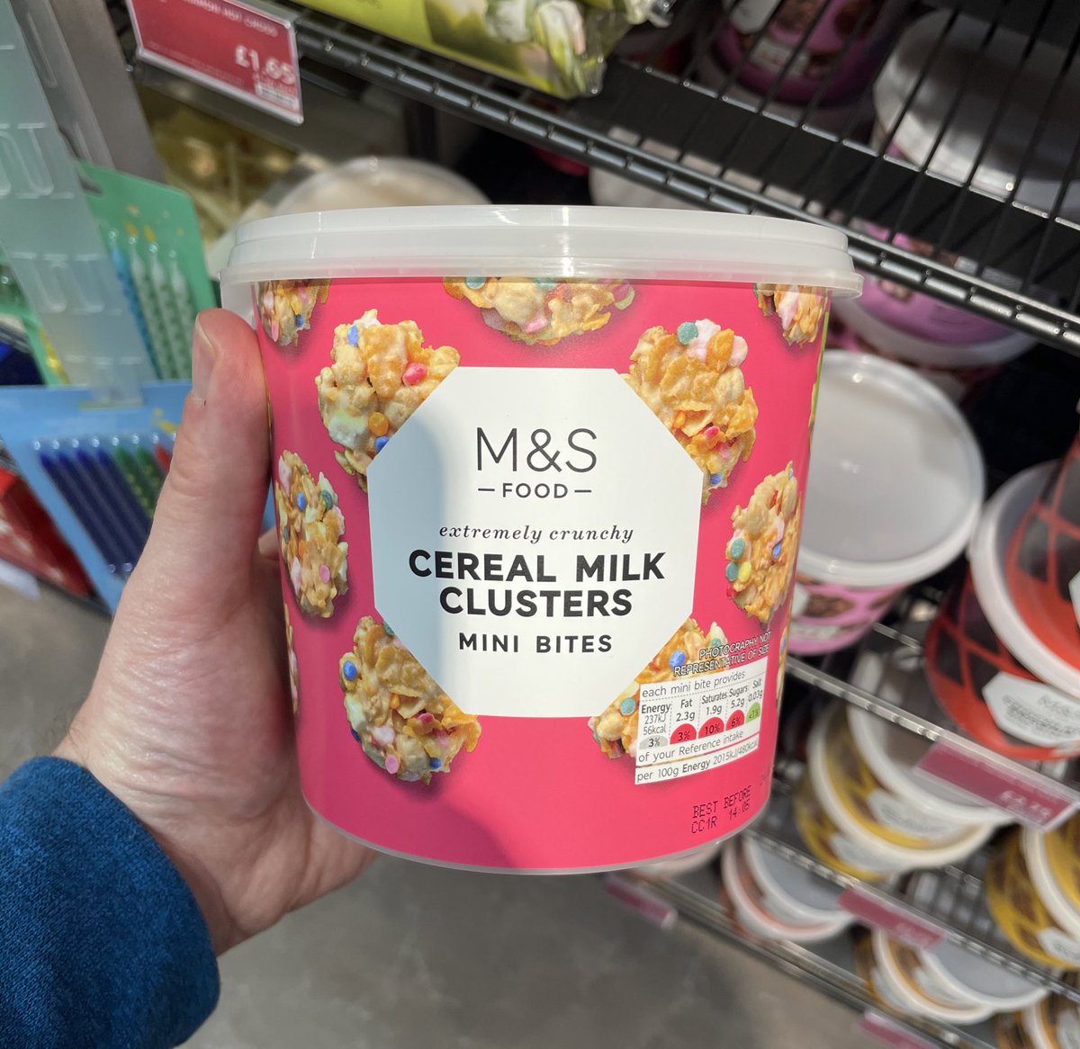 All_Things_New_'s tweet photo. Cereal Milk Clusters! At M&S @marksandspencer #mands #mns #cereal #milk #clusters #minibites #cerealclusters #wellthisisnew https://t.co/utu2tLsZ9X