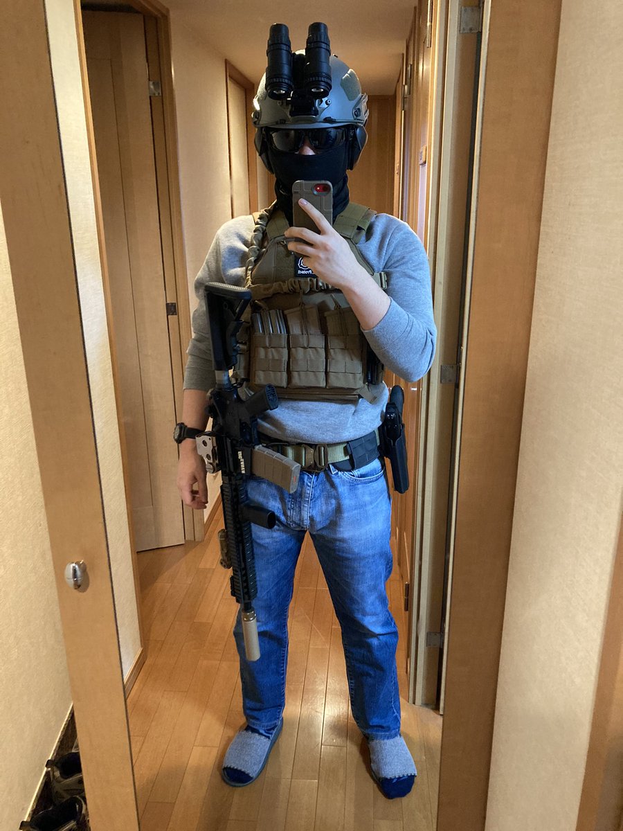 SCP財団装備をしてみました。 SCPの世界観をサバゲーに取り入れてみて