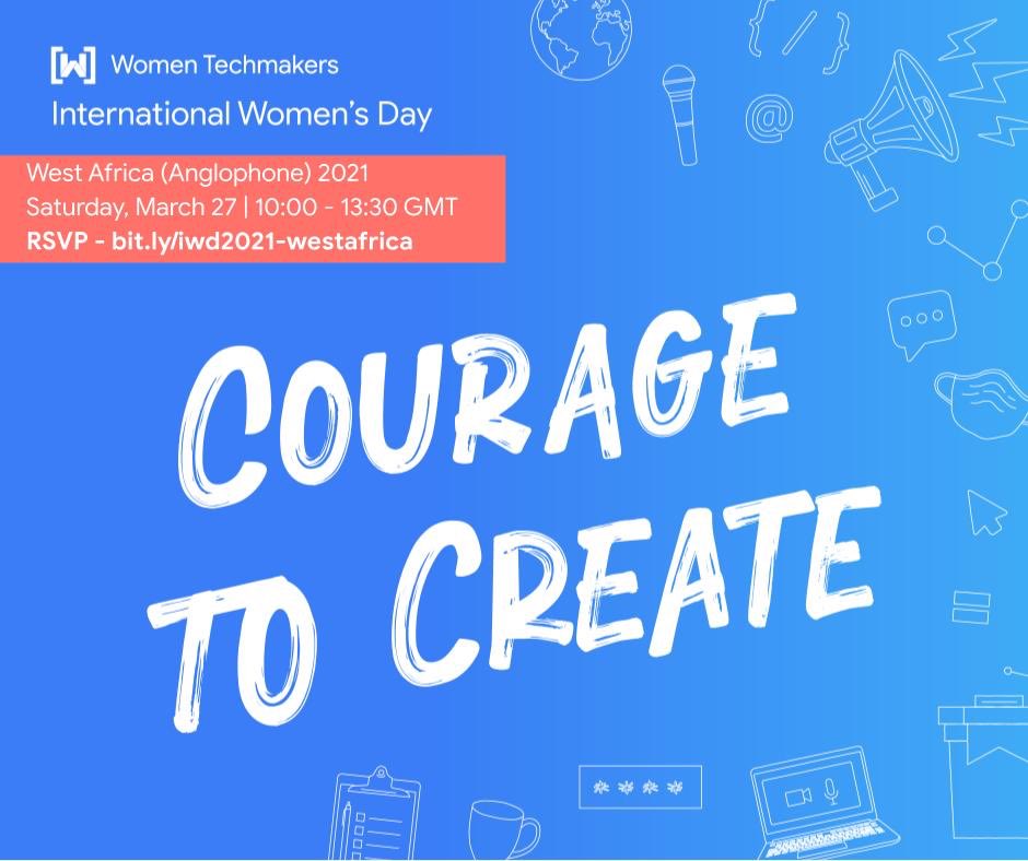 IWD2021 <a href="/WTMKumasi/">Women Techmakers Kumasi</a> <a href="/wtmAccra/">WTM Accra</a> bit.ly/iwd2021-westaf…