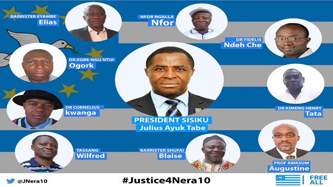 #1159days+ our leaders &amp; people still in the concentration dead camps of <a href="/PR_Paul_BIYA/">President Paul BIYA</a>.No one shall be left behind.<a href="/hrw/">Human Rights Watch</a> <a href="/amnesty/">Amnesty International</a> <a href="/CanadaFP/">Foreign Policy CAN</a> <a href="/antonioguterres/">António Guterres</a> <a href="/10DowningStreet/">UK Prime Minister</a>
<a href="/EmmanuelMacron/">Emmanuel Macron</a>
<a href="/SenateForeign/">Senate Foreign Relations Committee Chairman</a>
<a href="/GermanyDiplo/">GermanForeignOffice</a>
<a href="/Pontifex/">Pope Leo XIV</a>
#FreeSisiku
#EndGenocideInSouthernCameroons