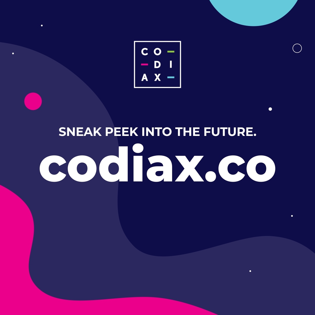 codiaxconf's tweet photo. Our website is now live! 💻
Enjoy our fresh, updated look and see how smooth the future develops!🔮
https://t.co/mpkRAAjtKW
#codiax #deeptech #conference #conferences2021 https://t.co/MyDhW2HHoH
