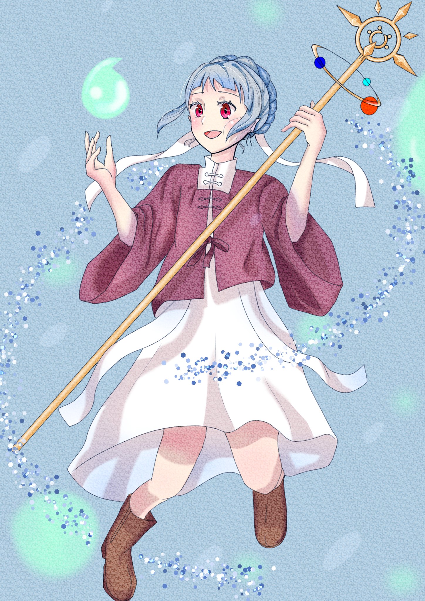 桜月見で一杯 精霊を集めて仲間にする女の子 オリジナルイラスト 女の子イラスト 中華風 T Co Gdqmmsqvs4 Twitter