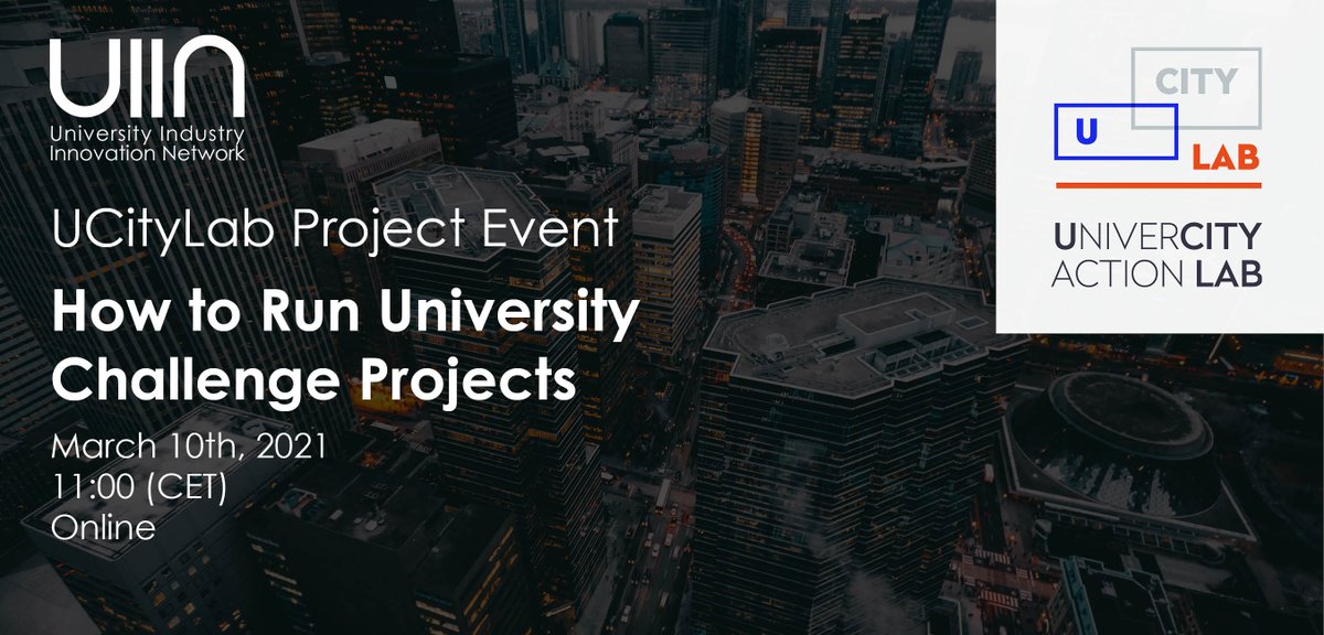 ucitylab's tweet image. Interested in learning how to boost the #sustainabledevelopment of your city through Challenge Projects and cooperation with strategic stakeholders?

Join us tomorrow, March 10th, from 11am-12:30pm CET, in our FREE webinar
👉 ucitylab.eu/ucitylab-event/