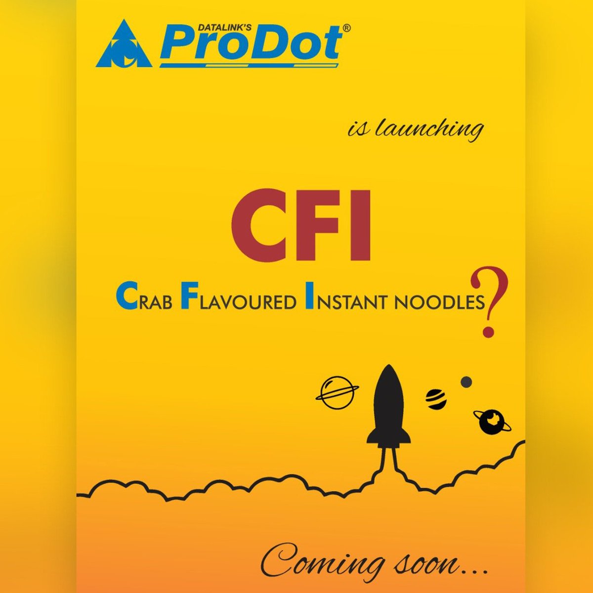 ProDotGroup's tweet photo. The dish is quite popular in various parts of Asia and are known for its delicious taste! Yet this is not what prodot new product is about!
#prodot #CFI #madeinindia #printers #printercatridge #printerink #ink #Tuesdaymotivation #ITproducts #staytuned #crab #asiancuisine https://t.co/mjjcLlRApW