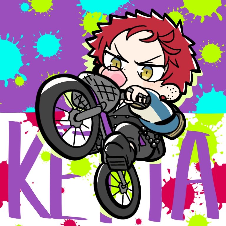 1boy male focus red hair jacket yellow eyes ring animal ears  illustration images