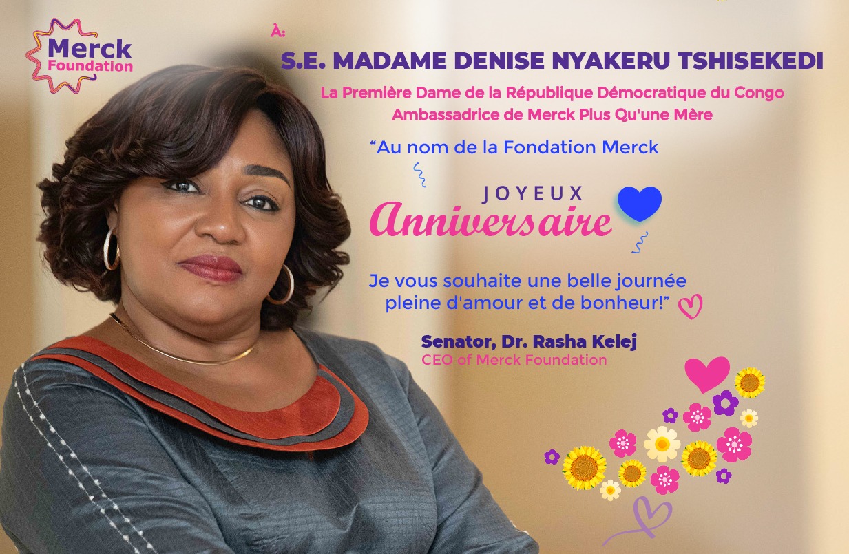 Rasha Kelej Happy Birthday To My Dear Sister S E Madame Denise Nyakeru Tshisekedi First Lady Of Democratic Republic Of Congo Wish You 100 Years Of Health Love Success