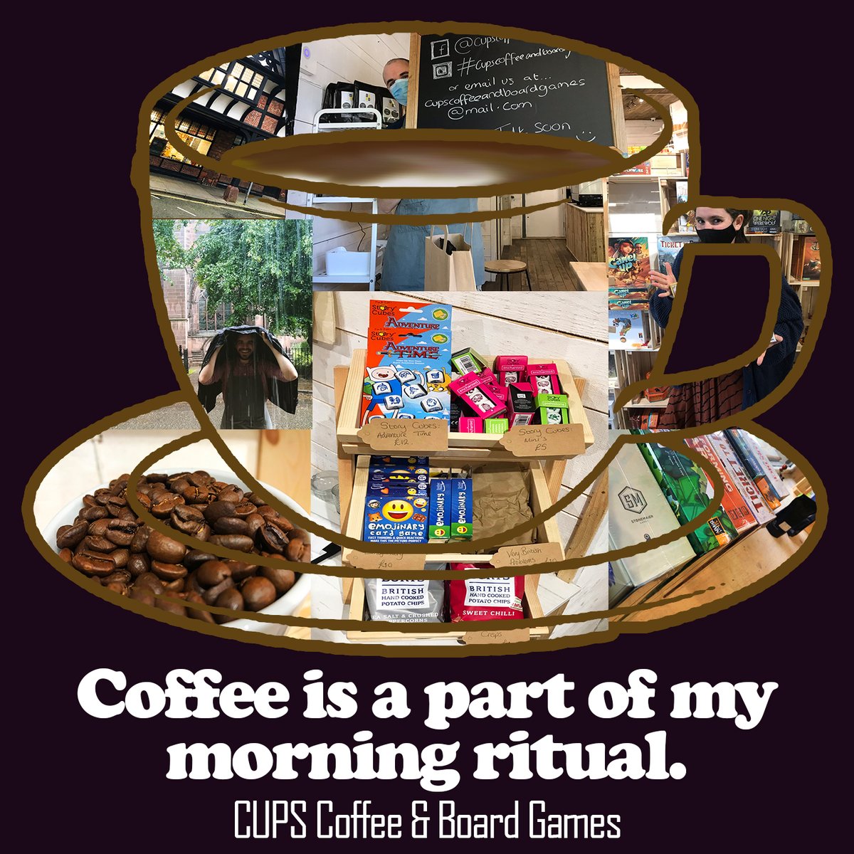 The smell, the taste and preparing it in a certain way ... coffee is a ritual. 

#CoffeeCulture #CoffeeTime