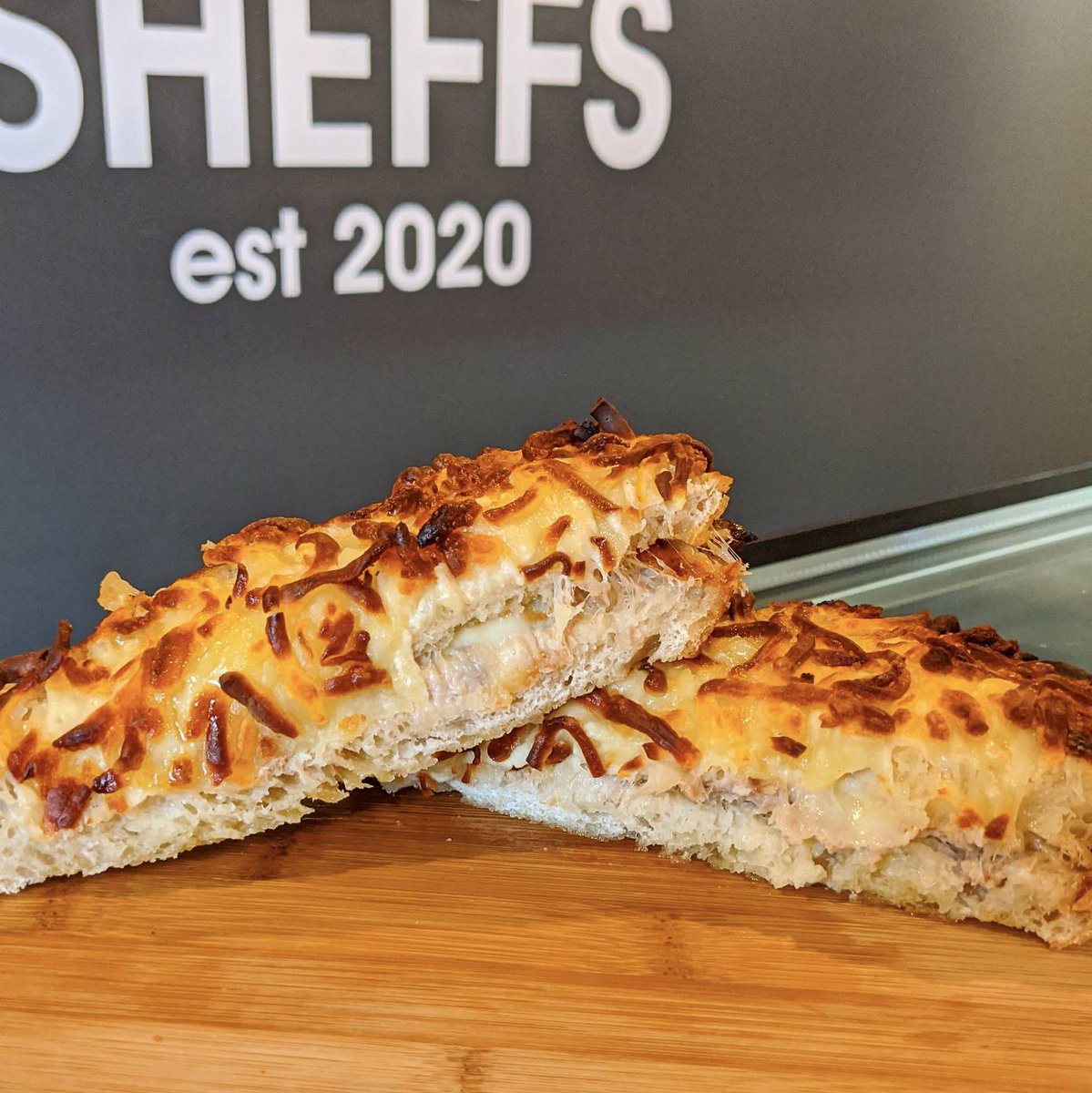Rustic sourdough with your choice of filling, grilled fresh in-store. Vegan option available!

Shop now in-store at Trade St &amp; Bridgend
Open 8 till 4

Or order online via Just Eat, Deliveroo or Uber Eats

#sheffs #handmadeinwales 
#grilledcheesesandwich