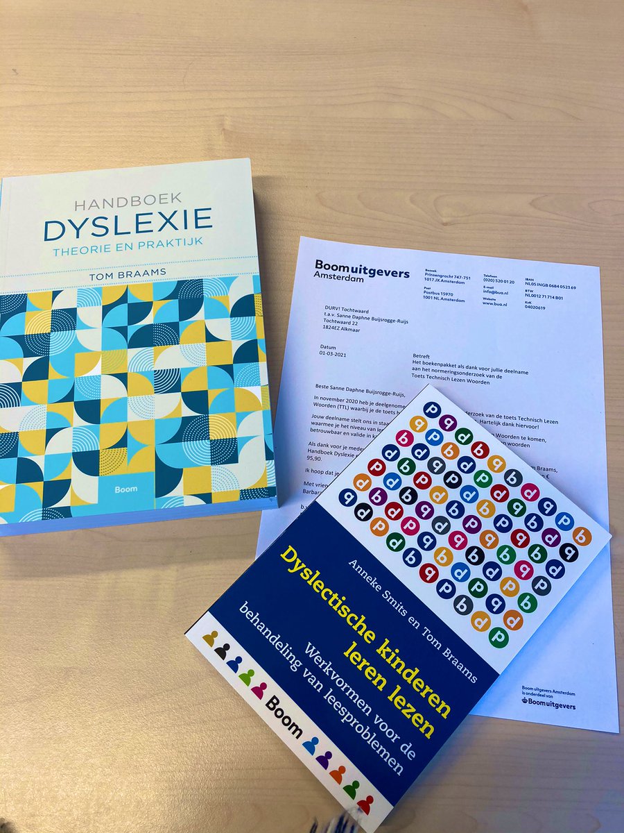 Dank jullie wel uitgeverij Boom voor de mooie boeken! <a href="/BoomOnderwijs/">Boom test onderwijs</a>