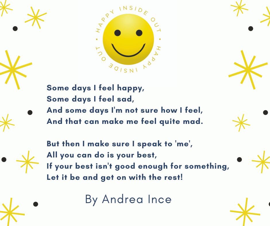 HappyInsideOut1's tweet photo. This poem says it all. Remember, all we can do is our best!
Take care everyone x
#HappyInsideOut #happy #happiness #positivemindset #beyou #essexmums #doyourbest #yourbestlife #worthiness #makethemostoflife #ifitstobeitsuptome #dontgiveuponyourdreams #maketimeforyou #smile https://t.co/Is9qFTaYMN