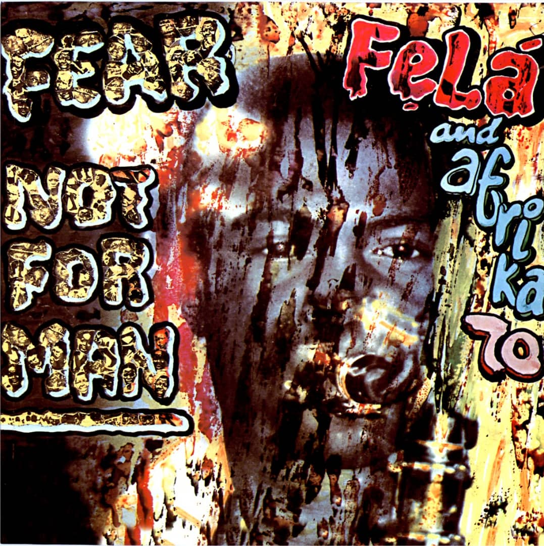 FelabrationNG's tweet photo. "The secret of life is to have no fear".
We all have to understand that. 

Keep voting for Fela.
Vote now and share the link. 
https://t.co/YYy8wJAg3O

PS: *Fear not for Man* is another great song composed by the Father of Afrobeat Fela Anikulapo-Kuti. 

Everybody say Yeah! Yeah! https://t.co/6SnZptzz7n