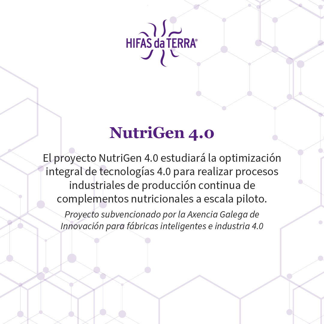 HifasdaTerra's tweet photo. A través del proyecto #NutriGen 4.0, estudiaremos la optimización integral de tecnologías 4.0 para la producción inteligente y sostenible de nutracéuticos. https://t.co/nD3t7fDhXw