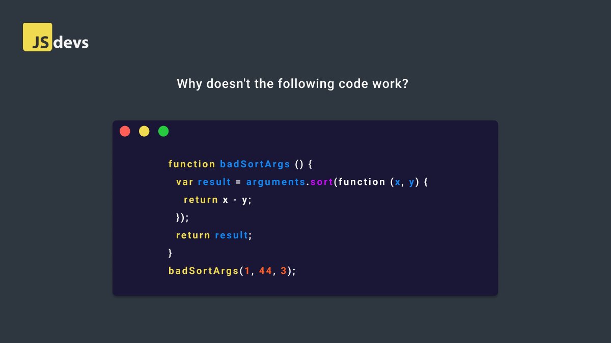 jsdevs_dev's tweet image. Why doesn't the following #code work?
.
.
.
.
#javascript #webdevelopment #webdevelopmentagency #webdevelopmentservices #programmers #JSdevs #React
