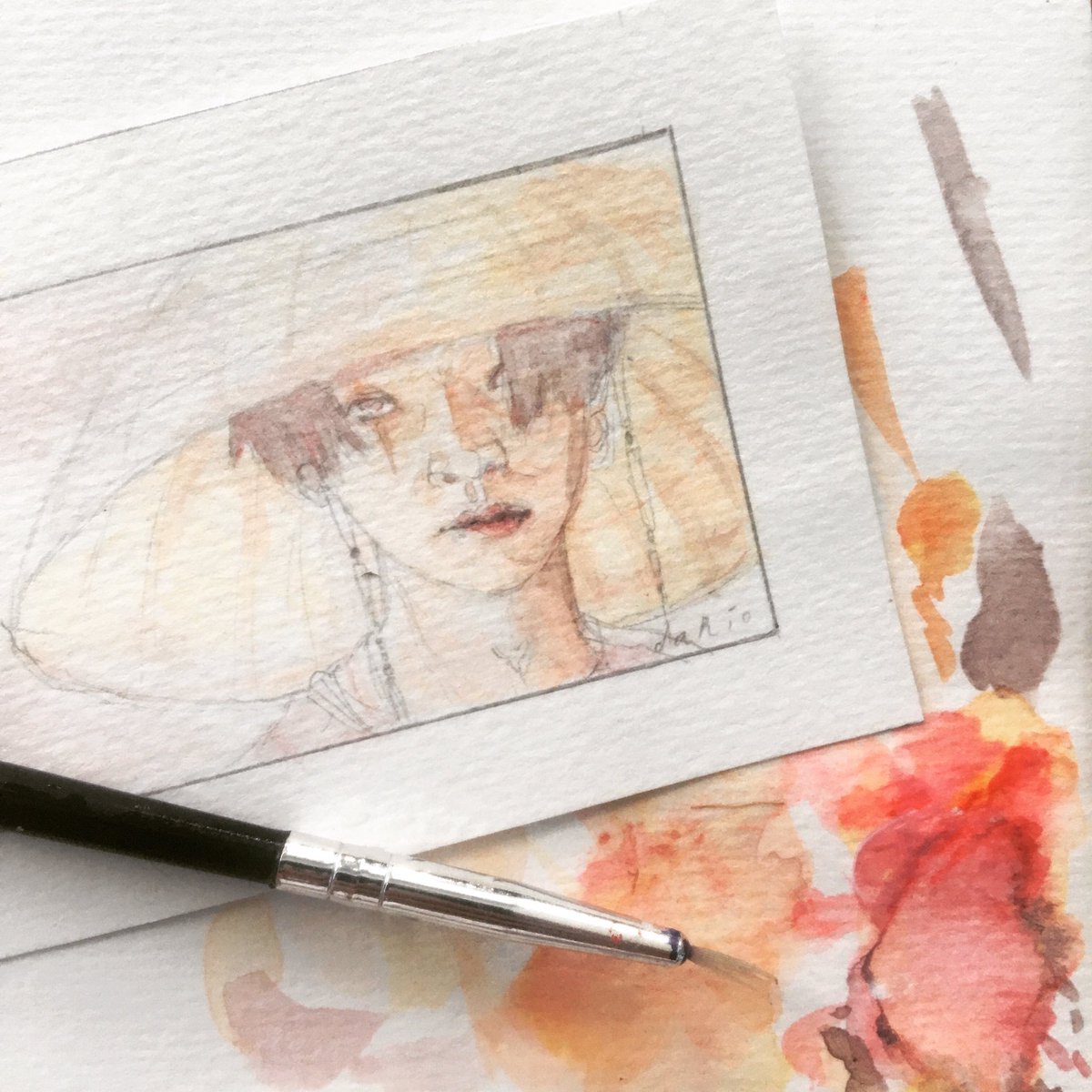 lauv_ralph's tweet photo. “Your ordinary became by special.” Little gift for u 🍊@BTS_twt @bts_bighit #SUGA
#yoongi #happyyoongiday #happysugaday #daechwita #augustd #augustd2 #tangerine #btsfanart #army #btsarmy #borahae #watercolor #paint #sketchbook #sketch #art https://t.co/0Oq6K5Vy0a