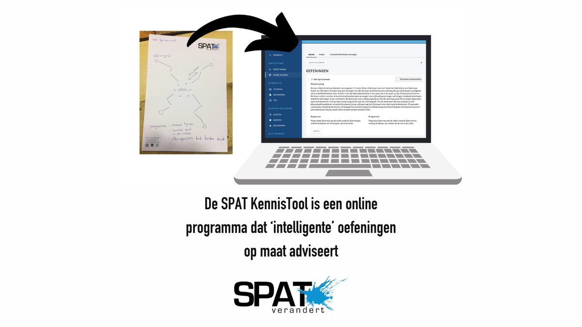 De SPAT KennisTool is een online programma dat ‘intelligente’ oefeningen op maat adviseert. Er staan over de honderd oefeningen in die de SPAT coaches in al die jaren hebben ontworpen. 

Benieuwd? Klik voor meer informatie op: spatverandert.nl/kennistool/ 

#coaching #persoonlijk
