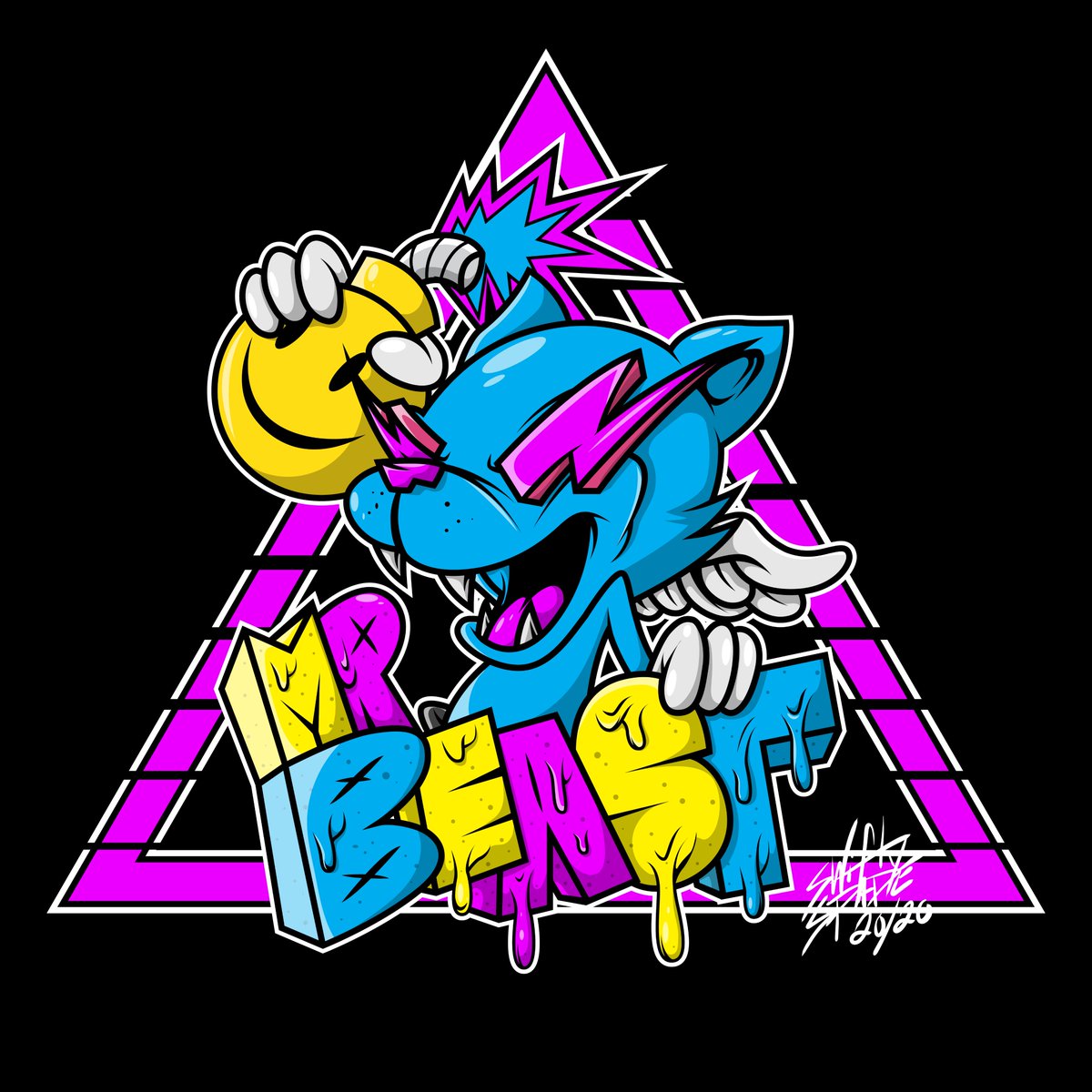SwiftySpade's tweet photo. Messing around with some @mrbeast ideas, and come up with these. The bomb one was sketched in Clipstudio and finished in Adobe Illustrator. The other was done fully in Clipstudio. #mrbeastfanart #mrbeastart #mrbeastartwork #design #graphicdesign #vectorart #vectorlife #artwork https://t.co/k4Onx4luQ5