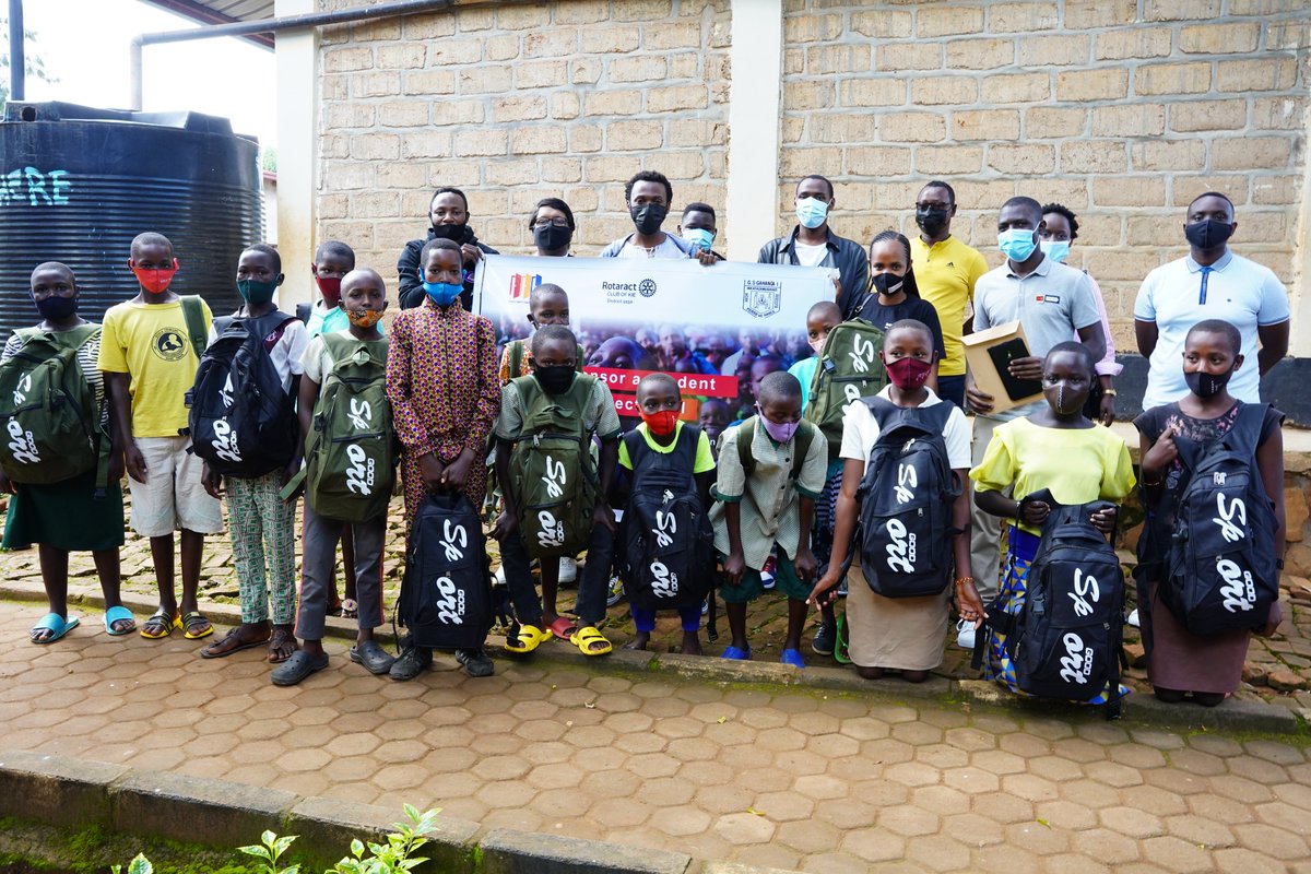RotaractKIE's tweet photo. #ICYMI:
#RCKIE implemented its "Sponsor a Student" project.
- Supported primary students: 15 (9 girls and 6 boys)
- From GS Gahanga school.
- What support: School fees and scholastic materials an entire academic year
- Supported by Rotary & Rotaract Rwanda
That's the tweet https://t.co/XKPxlw1m1Q