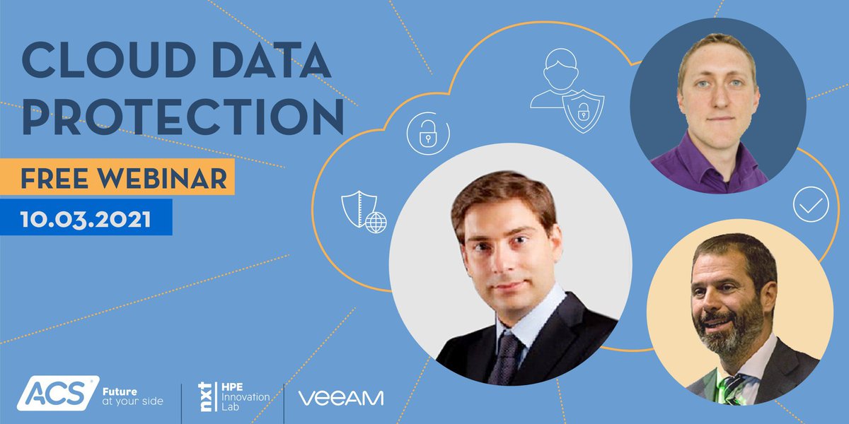 MilenaLazzaroni's tweet image. 💥 -1 🚀 #CloudDataProtection l’evento in live streaming organizzato da @ACSDataSystems
📌 Cos’è la #CloudSecurity?
📌 Perché rischia di rallentare la ripartenza?
➡️ Info: bit.ly/HPEInnolab_Clo…
#HPEInnolab #cloud #innovation (Ad)