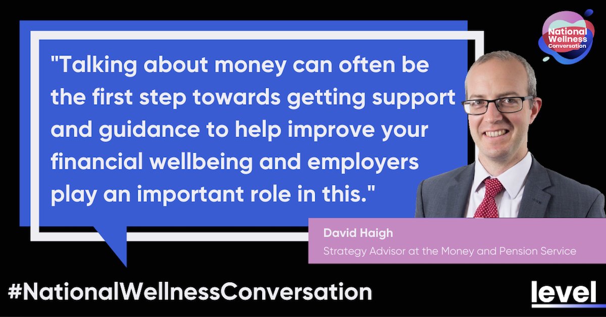 Talking about money can be the start of improving #financialwellbeing. The #NationalWellnessConversation aims to get Brits talking about money, and we're delighted to share our insight to encourage open conversations and easy access to guidance. nationalwellness.co.uk #TalkMoney
