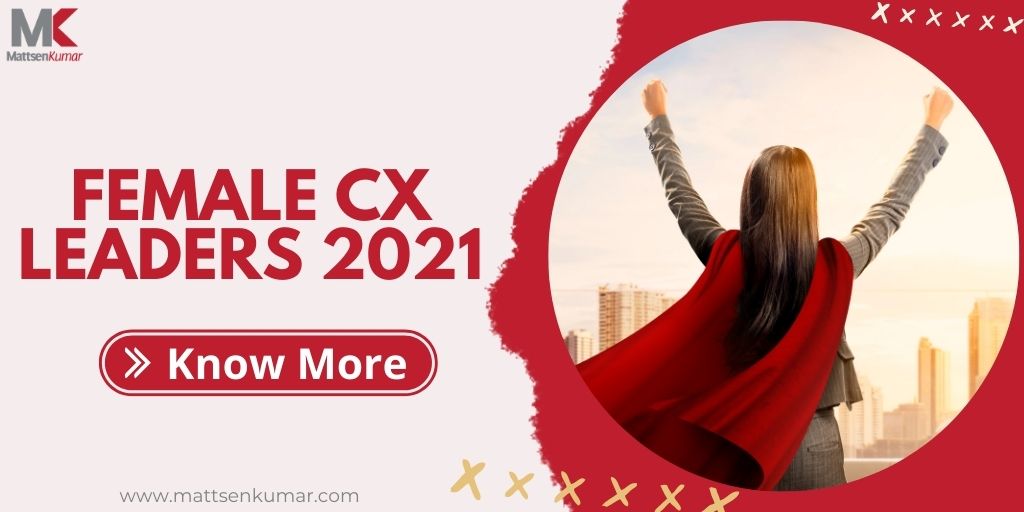 On the occasion of International Women's Day 2021, we compiled a list of Top Female CX Leaders of 2021 who inspire all of us. Follow them, learn from them, and get inspired by them.

zurl.co/lJIs

#internationalwomenday2021 #CX #CXleaders