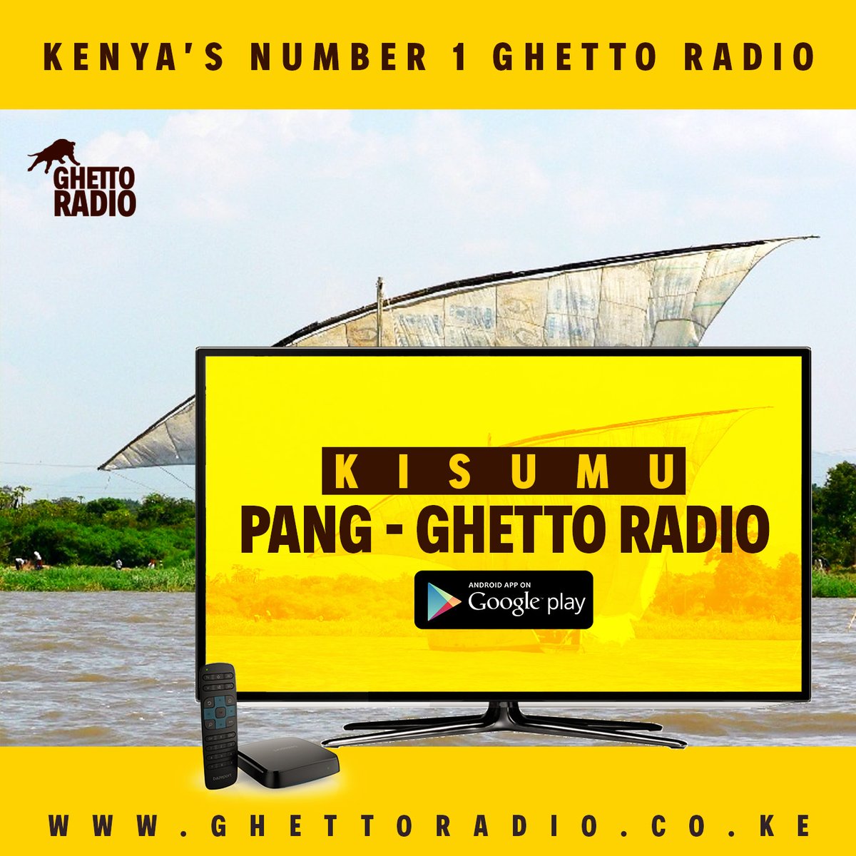 GhettoRadio895's tweet photo. #Kisumu tume donjo kwa PANG!!!
County 035 wako locked 
Unaisikiza ukiwa wapi?....

#GhettoRadioOnPANG https://t.co/uc0AIKxcyY