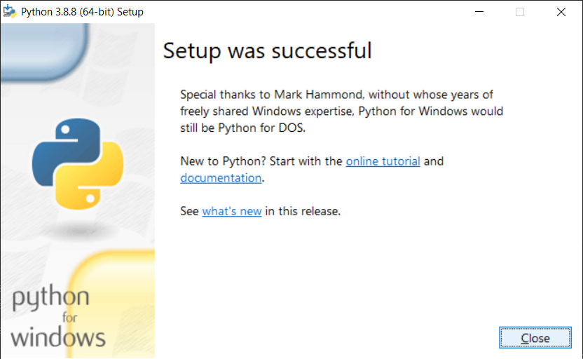 pbombo's tweet image. Asante Mark Hammond #Python #PythonOnWindows