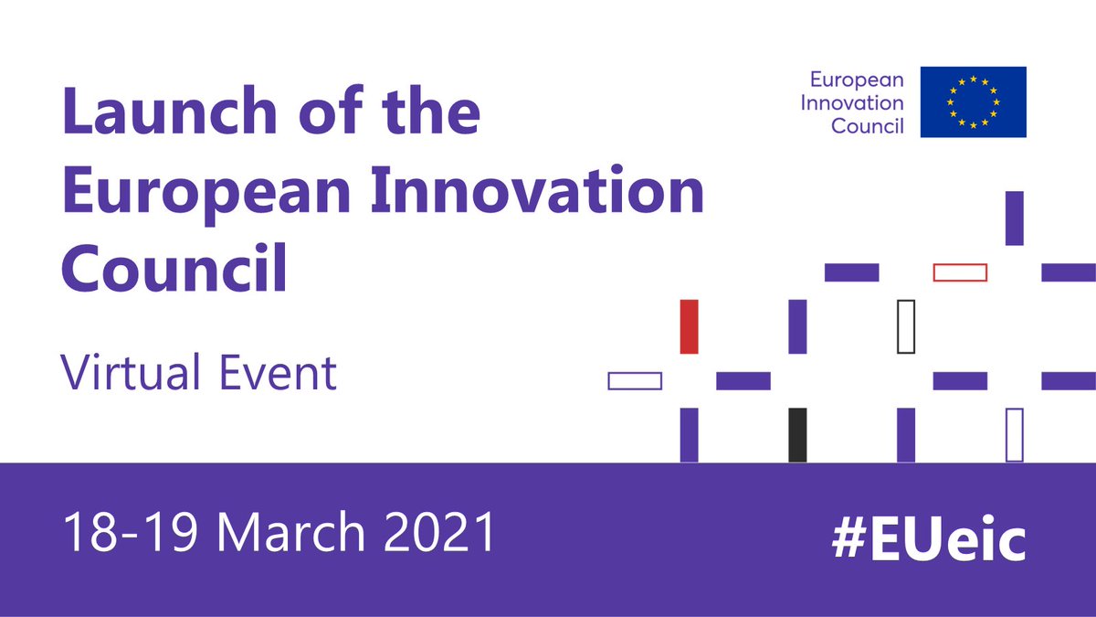 Something 🆕 is coming your way…

Mark your calendars 🗓️ , the fully-fledged #EUeic is officially launching 18 &amp; 19 March! 🚀

Stay tuned to learn more about what’s in store for the future of #innovation in Europe 🇪🇺

👉 europa.eu/!Jn43pH

#HorizonEU