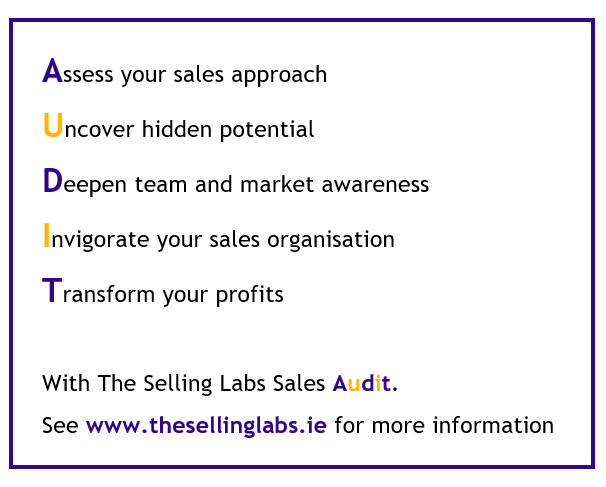 Improve your sales now