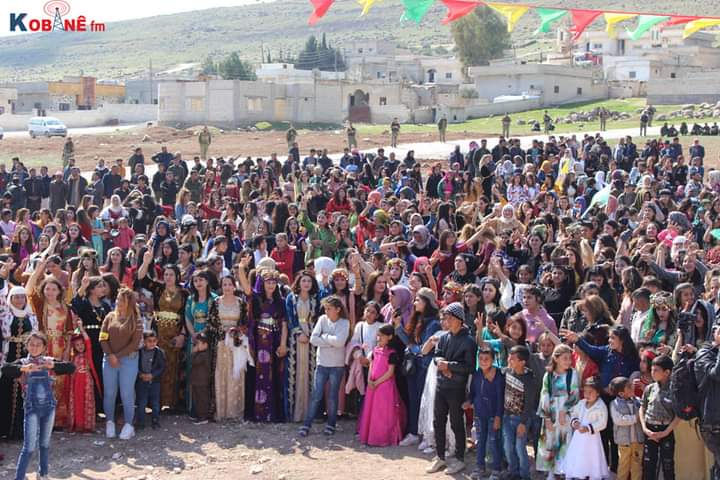 Yesterday in #Kobane. 

One more year we celebrated our resistance and the achievements made by women, as well as we remember all the comrades who gave their lives for the Revolution. 

We will continue until the patriarchy is defeated.

#JinJiyanAzadi 
#8M2021