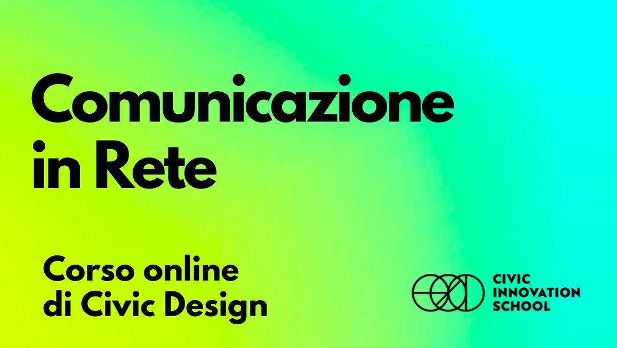 <a href="/civicwise/">CivicWise</a> <a href="/CivicWise_IT/">CivicWise Italia</a> <a href="/CivicWise_ES/">CivicWise en Español</a> Civic Design | Comunicazione in rete

🟠👉 civicinnovation.school/civic-design-c…

#civicdesign #designcivico #comunicazione
c <a href="/CivicWise_IT/">CivicWise Italia</a> <a href="/civicwise/">CivicWise</a>