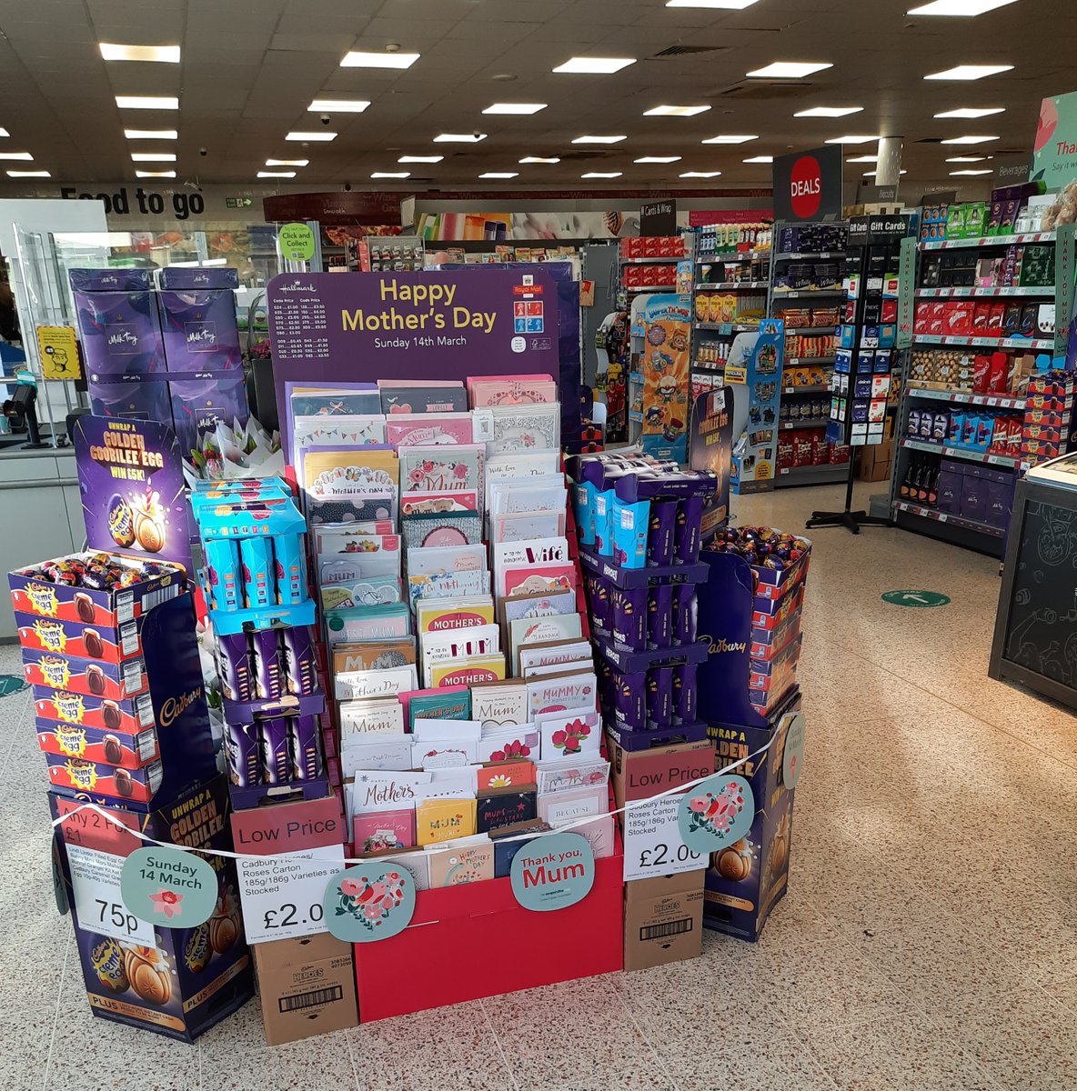 VPadley's tweet photo. @Eckingtoncoop 
we have a great selection for you to say Thank You to all the AMAZING mums out there 💐💐🍧🍸🍾🥂
@garton_matthew 
@ClaireKoziol 
@mycoopfood 
@PaulalanDennis https://t.co/epqJBgf7oI