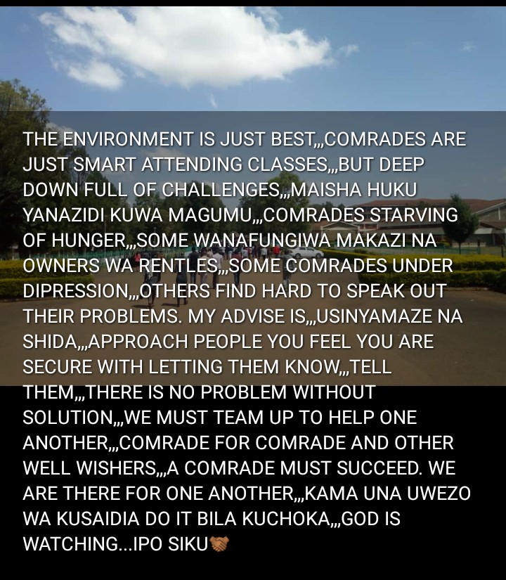 soldierrodgers's tweet photo. @RobertAlai @HEBabuOwino Almost lunch time kindly do something for a friend in moi university https://t.co/HXorl45104