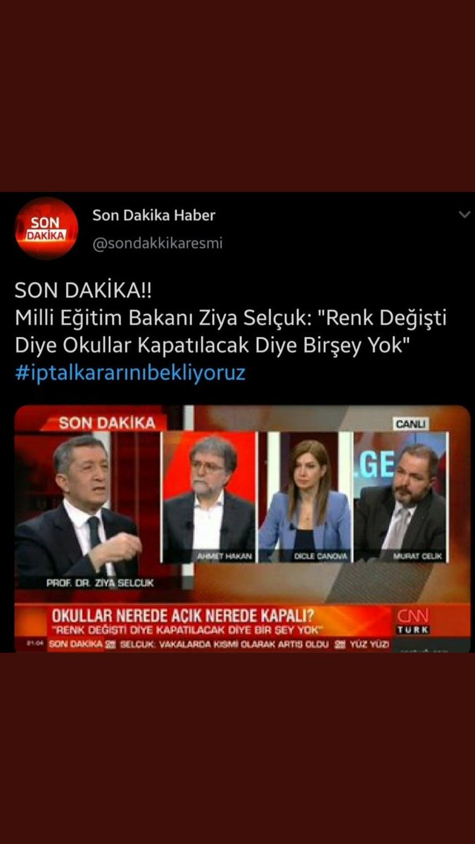 Ziya selçuk 

ölüyorlar diye okul mu kapatıcaz tövbe ya #İstifaEdiyorum