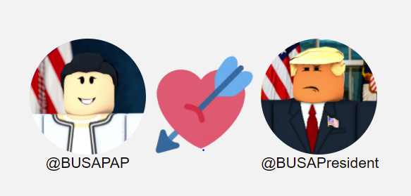 My twitter crush is apparently <a href="/BUSAPresident/">𝐃𝐨𝐧𝐚𝐥𝐝𝐉𝐨𝐡𝐧𝐓𝐫𝐮𝐦𝐩𝐁𝐔𝐒𝐀</a> 

How interesting 👀