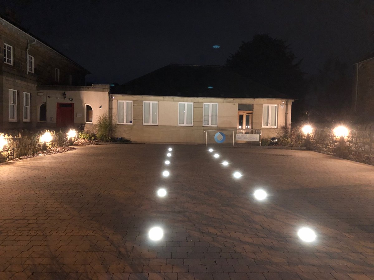 Recent job installing outdoor waterproof ground/wall lights in Dalkeith, All to BS7671 Regulations and standards.💡🔦