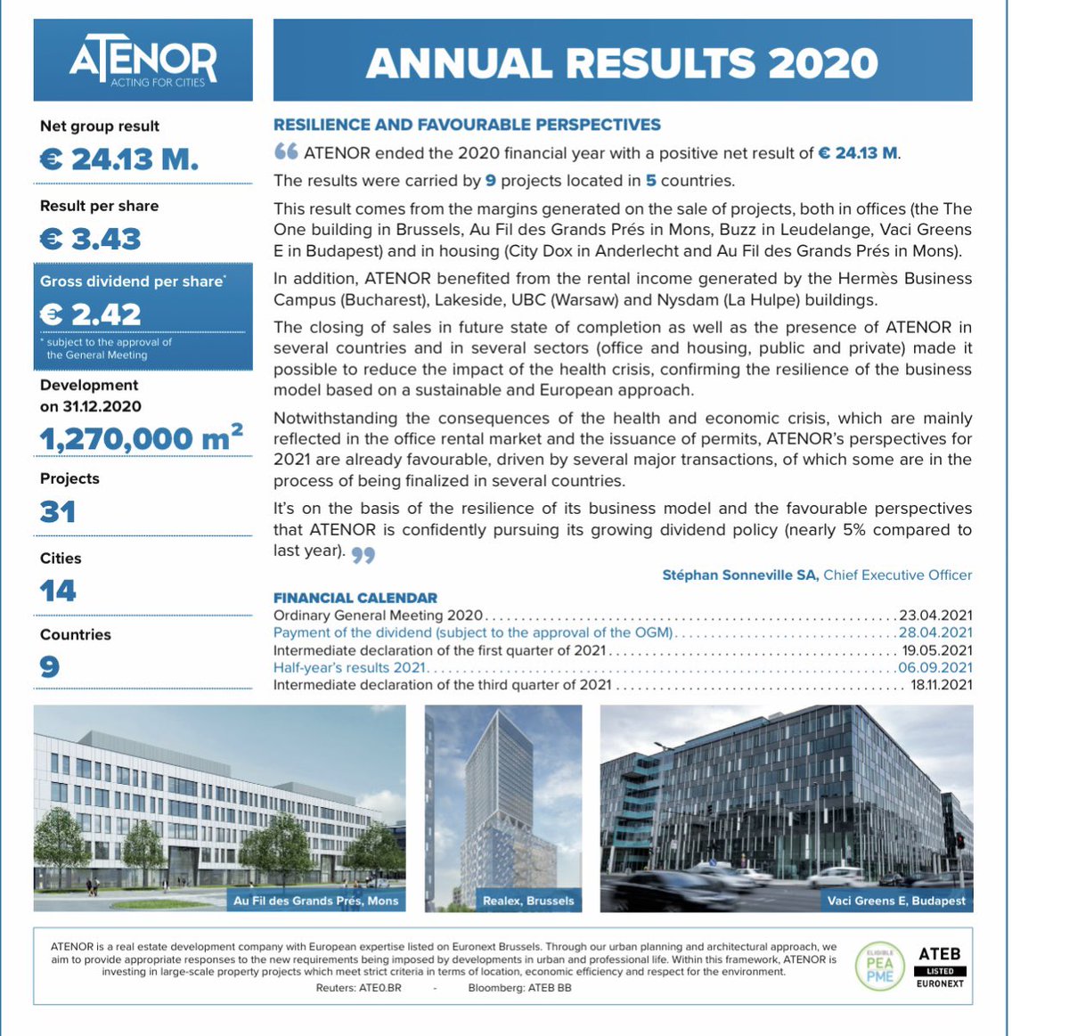 ‘The world of work is changing, that is certain, we will be there to answer the new emerging demand’ – Stéphan Sonneville, CEO