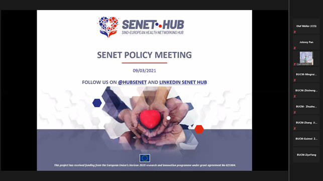 It is a pleasure to represent <a href="/ECHAlliance/">Global Health Connector</a> today at the <a href="/HubSENET/">SENET</a> Policy Meeting today, now listening to Philippe Vialatte Head of S&amp;T at the #EUDelegation in China on #China participation in #H2020 &amp; #HorizonEU programme. Thanks for inviting us! #GlobalConnector #digitalhealth