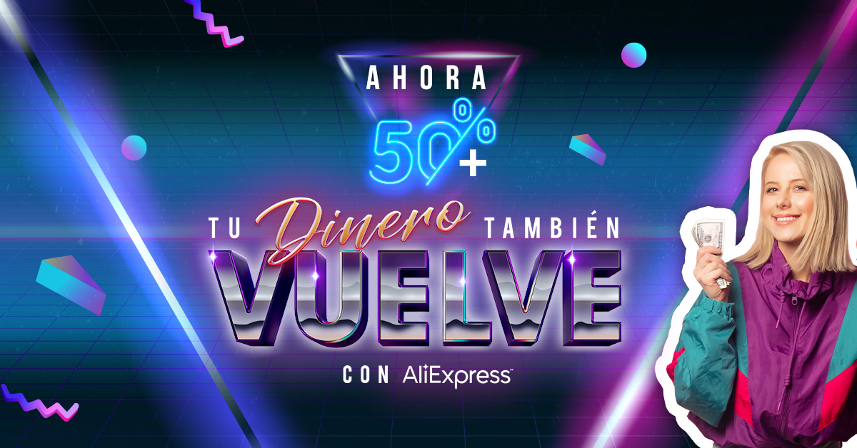 ¡Vuelve tu dinero con Cashback de AliExpress! ¿Cómo?  Invitando a tus amigos a realizar su primera compra en la plataforma, una parte de lo que has gastado vuelve a tu bolsillo. ¿A qué esperas? #Cashback #Alipay #ALiexpressCashback
track.adform.net/C/?bn=44018531