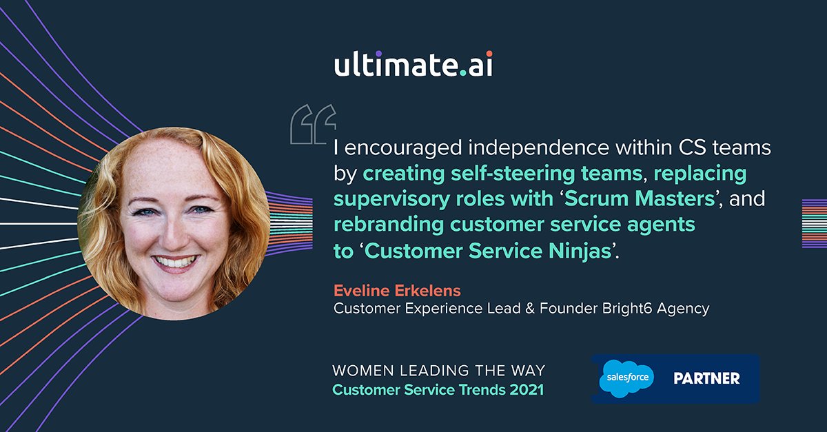 📣 We are very thrilled to announce <a href="/EvelineErkelens/">Eveline Erkelens</a> as our next speaker!

She is an expert Agile CX strategist. To properly introduce her, we asked her some questions. 👉 hubs.li/H0HS9qL0

✍️ Sign up for our Webinar here hubs.li/H0HS9yG0